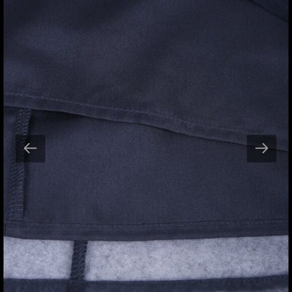 NWT Blue Color Block Short Sleeve Midi Dress Large - Picture 6 of 11